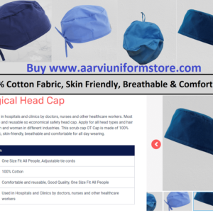 Cotton Surgical Head Cap