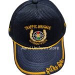 Buy TRB Blue Cap Just 120, Traffic Brigade Logo Net Blue Color Uniform Caps