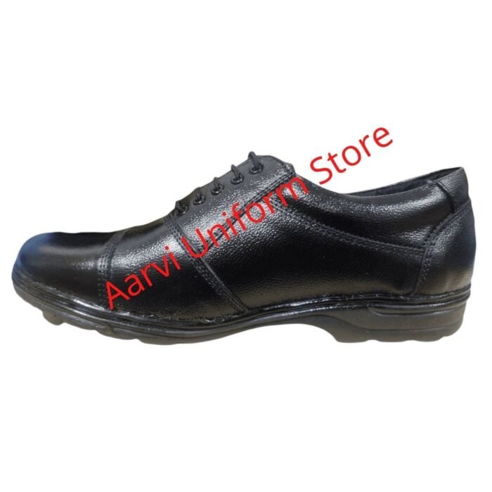 New No 1 Black Security Guard Uniform Shoes Under 300 - Aarvi Uniform Store