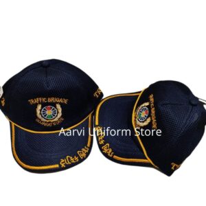 Buy TRB Blue Cap Just 120, Traffic Brigade Logo Net Blue Color Uniform Caps