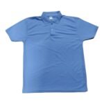 Buy Light Blue Plain Polo T-Shirt Online