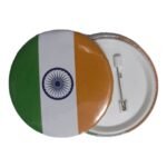 Indian Flag Button Badge