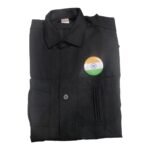 Indian Flag Button Badge On Cloth