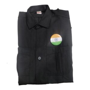 Indian Flag Button Badge