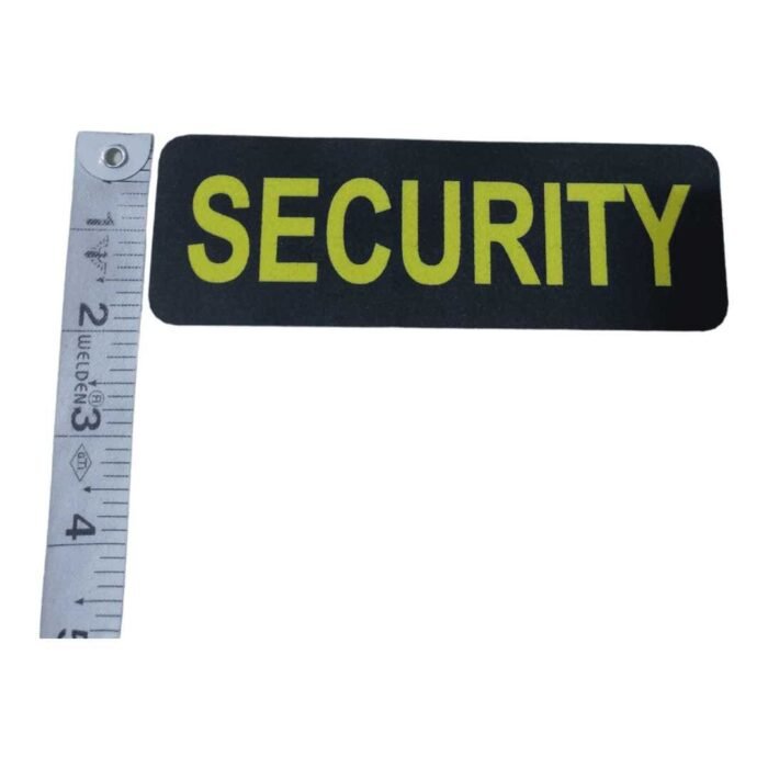 Printed Security Guard Uniform Label Logo