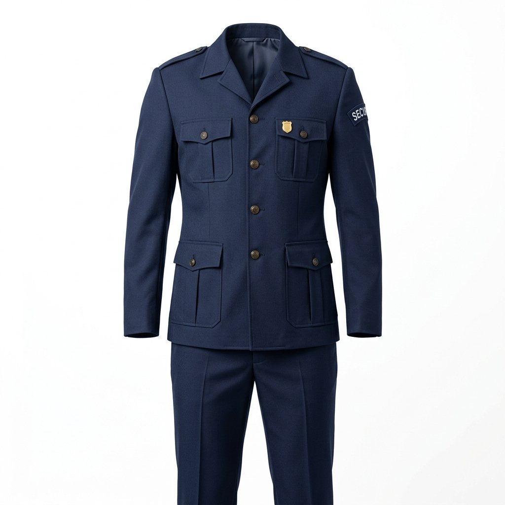 Aarvi Premium Safari Suit - Navy Blue - Aarvi Uniform Store