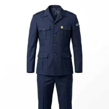 Aarvi Premium 100% Polyester Long Sleeve Uniform Shirt