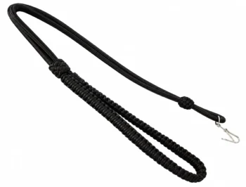 Black Lanyard For Security Guard Uniform Shoulder Whistle Lanyard