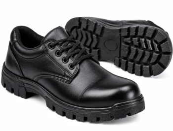 New No 1 Black Security Guard Uniform Shoes Under 300