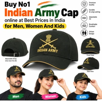 Buy No1 Indian Army Cap online at Best Prices in India for Men, Women And Kids