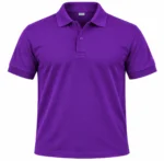 Purple Pique Polo Shirt