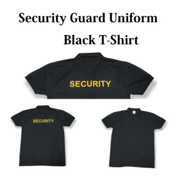 Buy Best Security Guard Uniform T-Shirt Black Color Just Rs.160