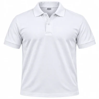 Workforce Polo: 220 GSM Combed Cotton White